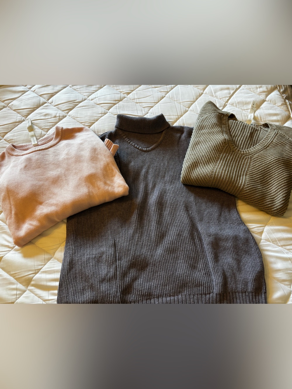 lululemon athletica Knit Sweater Trio - Pink, Purple, Olive